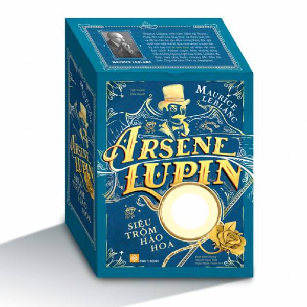 Box set Arsène Lupin - Siêu trộm hào hoa (trọn bộ 5 cuốn) (Tặng kèm kính lúp)