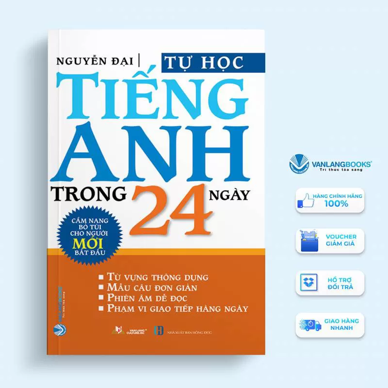 Tự Học Tiếng Anh Trong 24 Ngày - Vanlangbooks