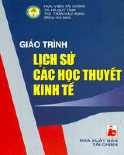 Giáo trình Lịch sử các học thuyết kinh tế