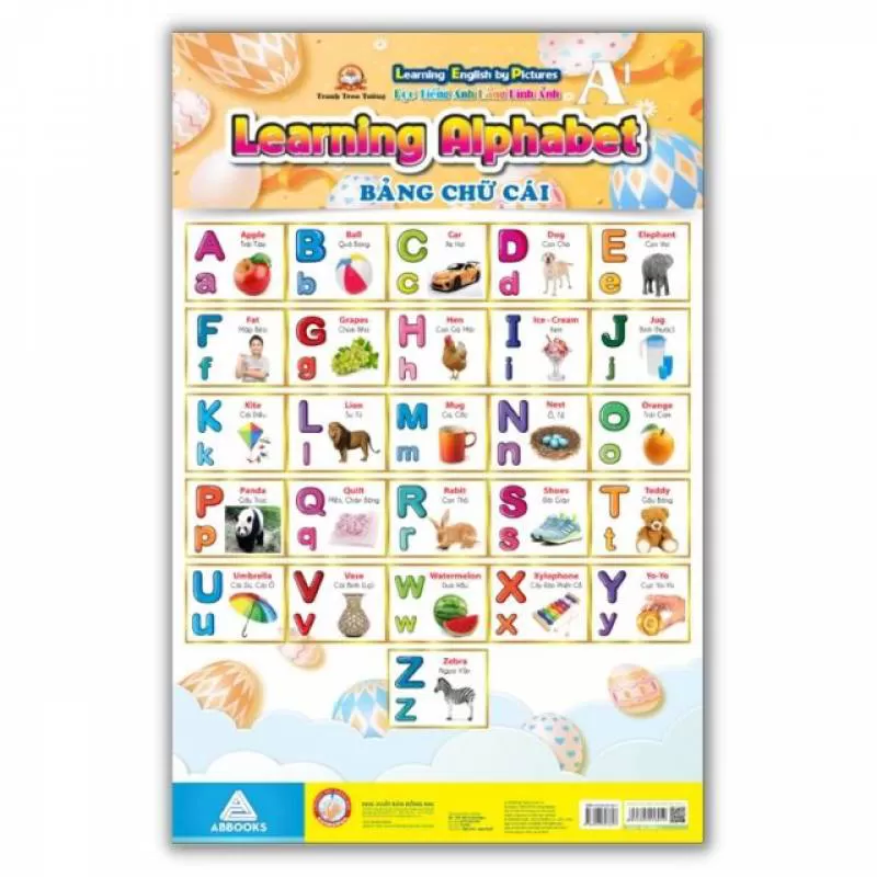 Tranh Treo Tường - Learning English By Pictures - Học Tiếng anh Bằng Hình Ảnh - A1